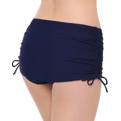 Women's Freshwater Side-Tie Ruched Swim Skirtini -Free the Roses shop 5174033 ALT