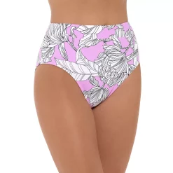 Women's Freshwater High-Waist Swim Bottoms -Free the Roses shop 5178071 Fine Lilac