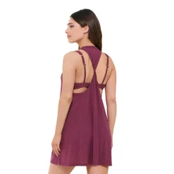 Women's Freshwater Twist Back Swim Cover-Up Dress -Free the Roses shop 5198055 ALT