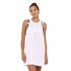 Women's Freshwater Twist Back Swim Cover-Up Dress