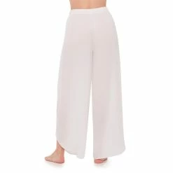 Women's Freshwater Side-Slit Swim Cover-Up Pants -Free the Roses shop 5198062 ALT