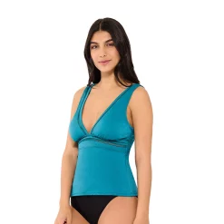 Women's Freshwater Ladder-Trim Tankini Top -Free the Roses shop 5267352 ALT2