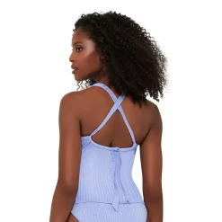 Women's Freshwater Tunnel-Back Tankini Top -Free the Roses shop 5268462 ALT