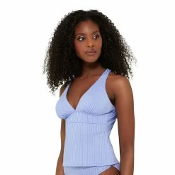 Women's Freshwater Tunnel-Back Tankini Top -Free the Roses shop 5268462 ALT2