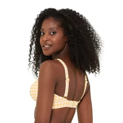 Women's Freshwater Bow-Front Banded Bikini Top -Free the Roses shop 5268465 ALT