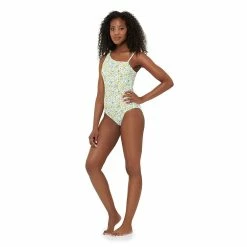 Women's Freshwater Floral One-Shoulder One-Piece Swimsuit -Free the Roses shop 5268468 ALT4
