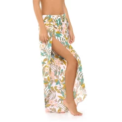 Women's Freshwater Floral Side-Slit Swim Cover-Up Pants -Free the Roses shop 5271116 ALT2