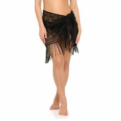 Women's Freshwater Fringe Swim Cover-Up Pareo