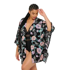 Plus Size Freshwater Swim Cover-Up Pareo