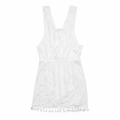 Women's Freshwater Tassel Crossover One-Piece Coverup dress -Free the Roses shop 5502602 ALT4