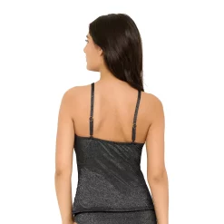 Women's Freshwater High Neck Cutout Tankini Top -Free the Roses shop 5508356 ALT