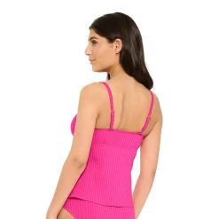 Women's Freshwater O-Ring Cutout Tankini Top -Free the Roses shop 5508358 ALT