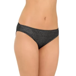 Women's Freshwater Hipster Swim Bottoms -Free the Roses shop 5508393 Shine Blk