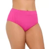 Plus Size Freshwater High-Waisted Swim Bottoms