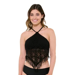 Free the Roses shop 41 Women's Freshwater Crochet Multistrap Tankini Top