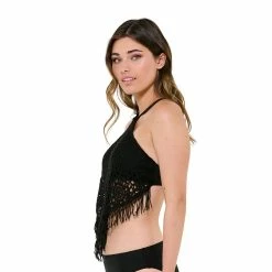 Women's Freshwater Crochet Multistrap Tankini Top -Free the Roses shop 5772955 ALT2