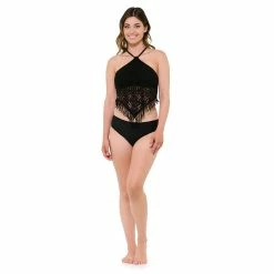 Women's Freshwater Crochet Multistrap Tankini Top -Free the Roses shop 5772955 ALT3