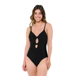 Women's Freshwater Cutout Knotted One-Piece Swimsuit