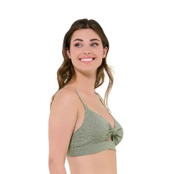 Women's Freshwater Twist Front Bikini Top -Free the Roses shop 5772967 ALT2