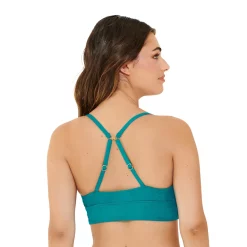 Women's Freshwater Triangle Banded Bikini Top -Free the Roses shop 5772974 ALT