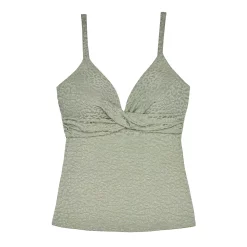 Women's Freshwater Front-Wrap Tankini Top -Free the Roses shop 5772975 ALT4