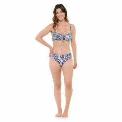 Women's Freshwater Drawstring Bandeau Bikini Top -Free the Roses shop 5773025 ALT3