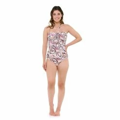 Women's Freshwater Halter One-Piece Swimsuit -Free the Roses shop 5773027 ALT3