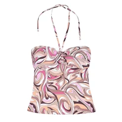 Women's Freshwater Halter One-Piece Swimsuit -Free the Roses shop 5773027 ALT4