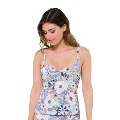 Women's Freshwater Back Cutout Tankini Top