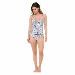 Women's Freshwater Back Cutout Tankini Top 8 Women's Freshwater Back Cutout Tankini Top -Free the Roses shop 5773035 ALT3