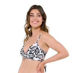 Women's Freshwater Strappy Print Bikini Top -Free the Roses shop 5773036 ALT2