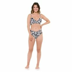 Women's Freshwater Strappy Print Bikini Top -Free the Roses shop 5773036 ALT3