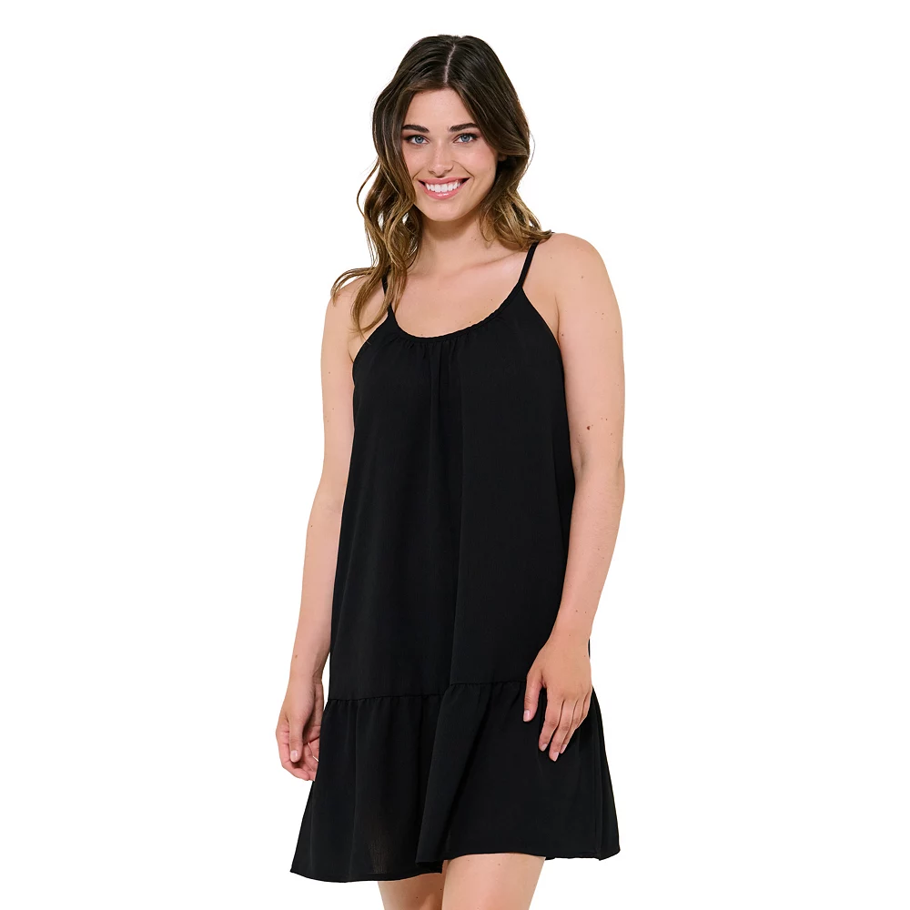 Women's Freshwater Tiered Swim Cover-Up Dress 2 Women's Freshwater Tiered Swim Cover-Up Dress - Image 2