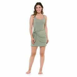 Women's Freshwater Side Knot Swim Cover-Up Dress -Free the Roses shop 5775464 ALT2
