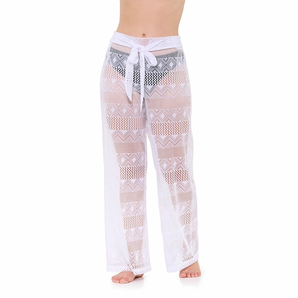 Women's Freshwater Crochet Swim Cover-Up Pants 1 Women's Freshwater Crochet Swim Cover-Up Pants