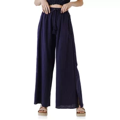 Side Button Down Pants