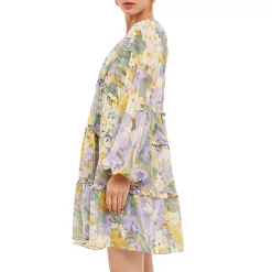 Voluminous Flowy Floral Mini Dress -Free the Roses shop 5966008 ALT2