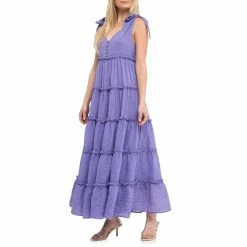 Tiered Maxi Dress 9 Tiered Maxi Dress -Free the Roses shop 5966342 ALT2