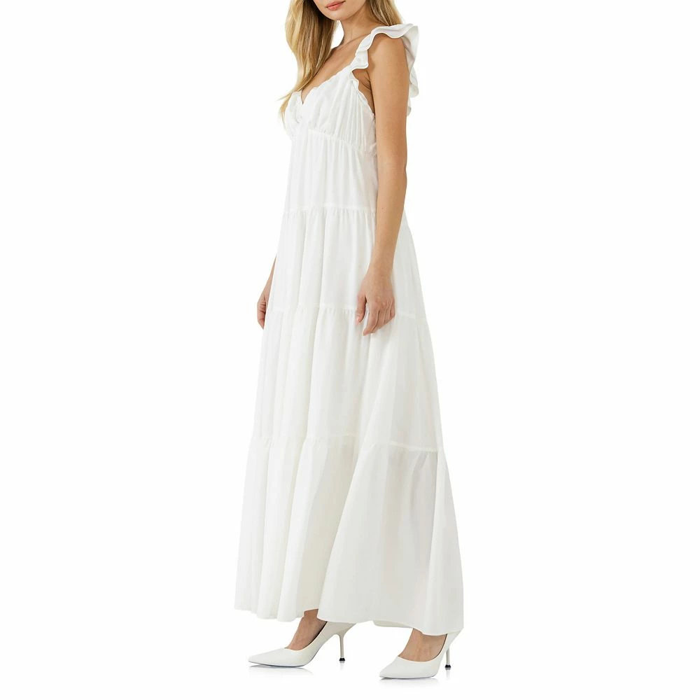Ruffle Sleeve Maxi Dress 5 Ruffle Sleeve Maxi Dress - Image 5