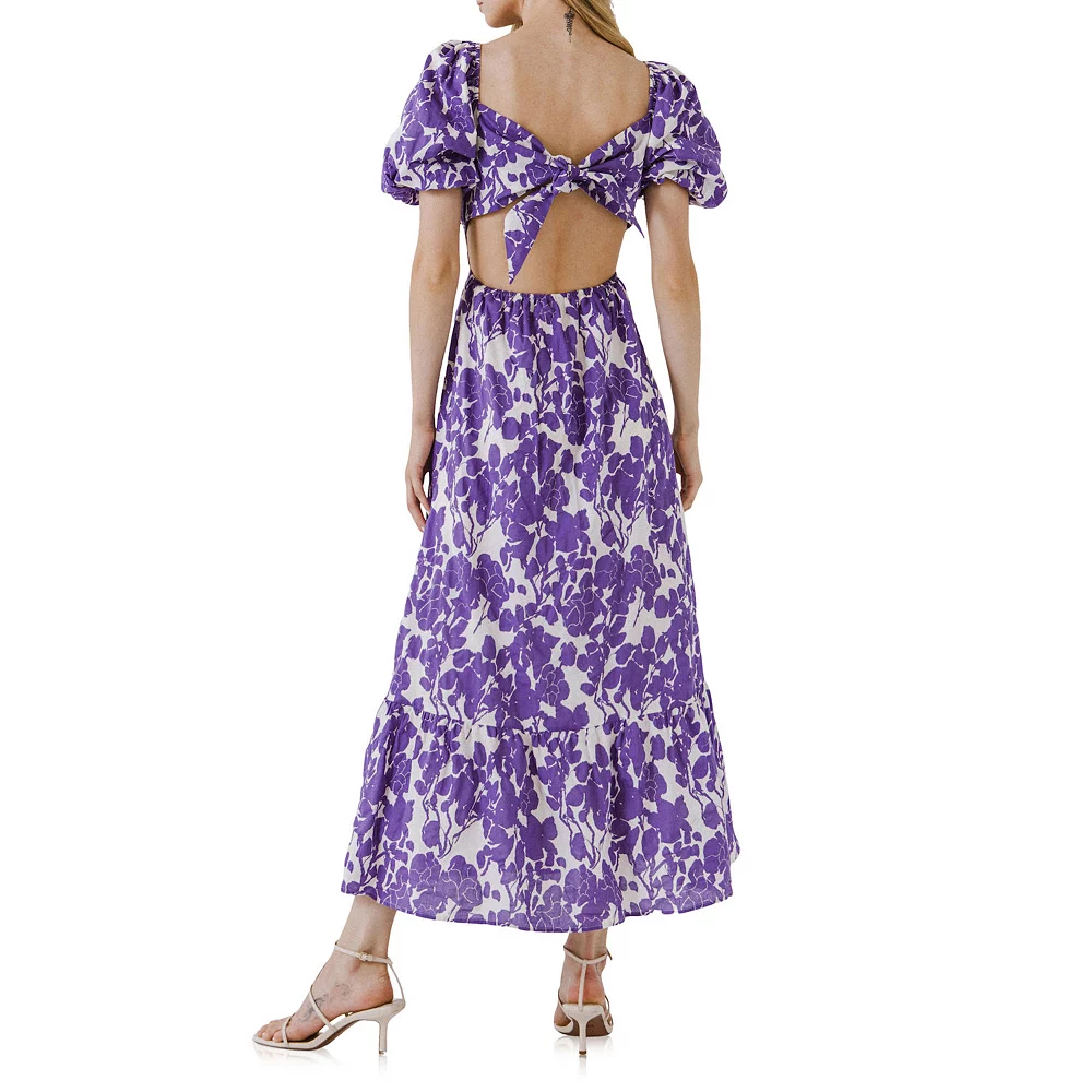 Floral Print Maxi Dress 2 Floral Print Maxi Dress - Image 2