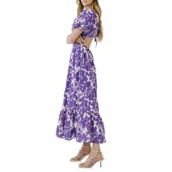 Floral Print Maxi Dress 5 Floral Print Maxi Dress -Free the Roses shop 5966468 ALT2