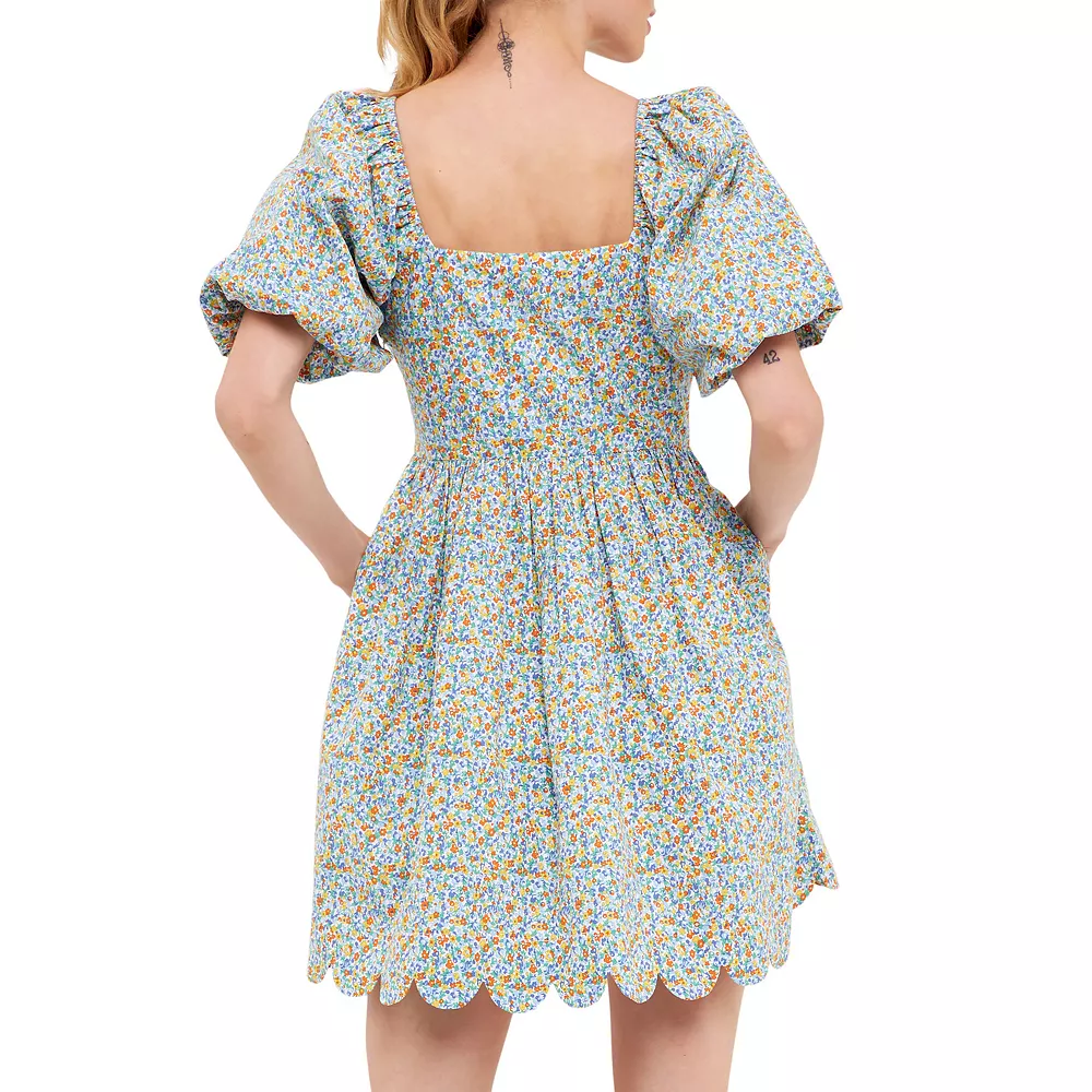 Scalloped Detail Dress 2 Scalloped Detail Dress - Image 2