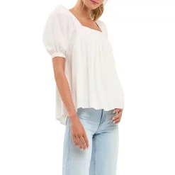 Square Neckline Back Bow Top -Free the Roses shop 5966749 ALT2