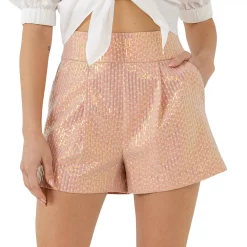 Sequins Embroidered Shorts