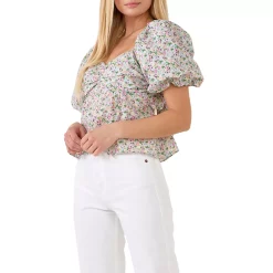 Floral Tied Back Top -Free the Roses shop 5966773 ALT2