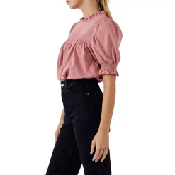 Smocking Yoke T-Shirt -Free the Roses shop 5966795 ALT2