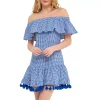 Cold Shoulder Ruffle Mini Dress