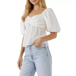 Textured Back Tied Top -Free the Roses shop 5967026 ALT2