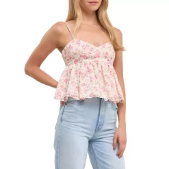 Floral Baby Doll Top -Free the Roses shop 5967113 ALT2