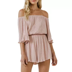 Texture Knit Romper
